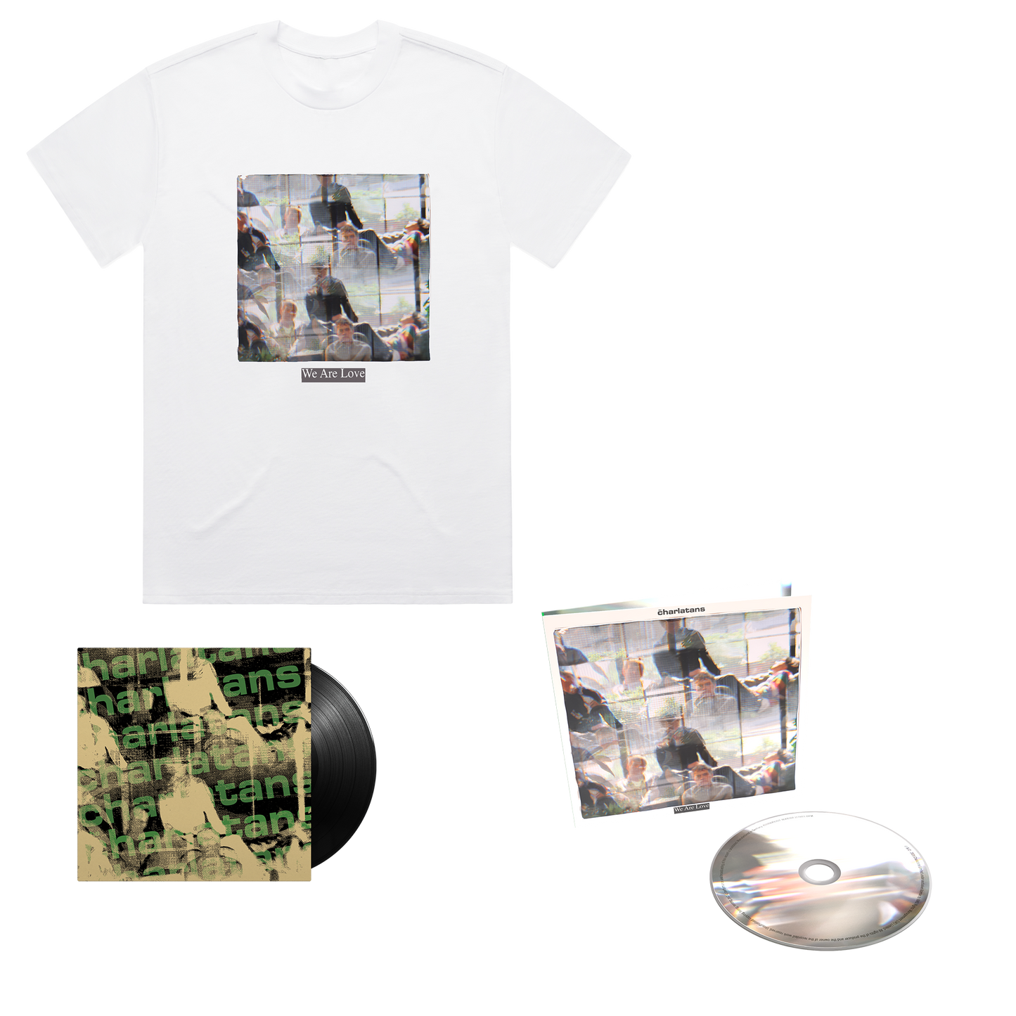 We Are Love | CD & T-Shirt Bundle with 7" Single & Free Signed Artcard
