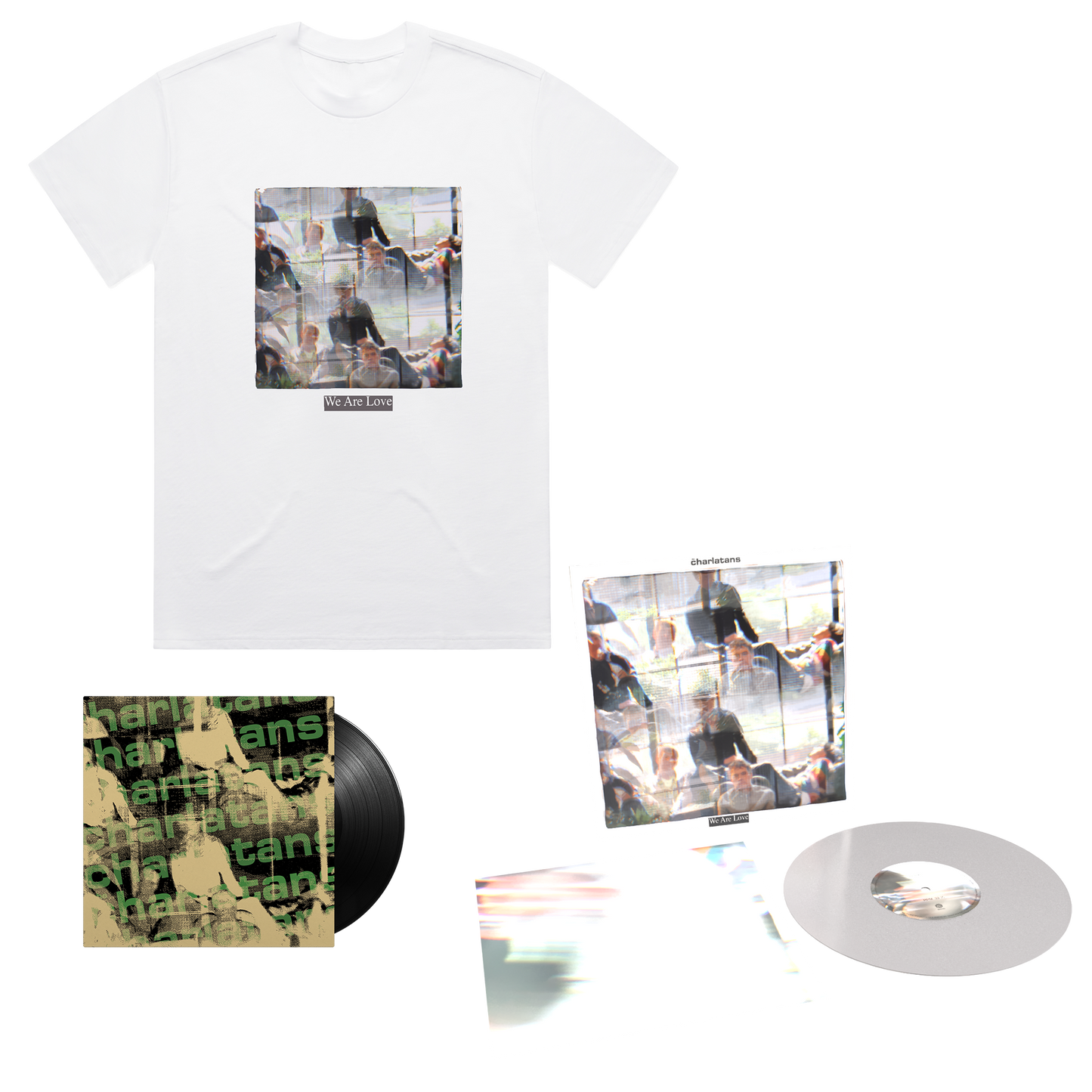 We Are Love | Clear Vinyl and T-Shirt Bundle with 7" Single & Free Signed Artcard